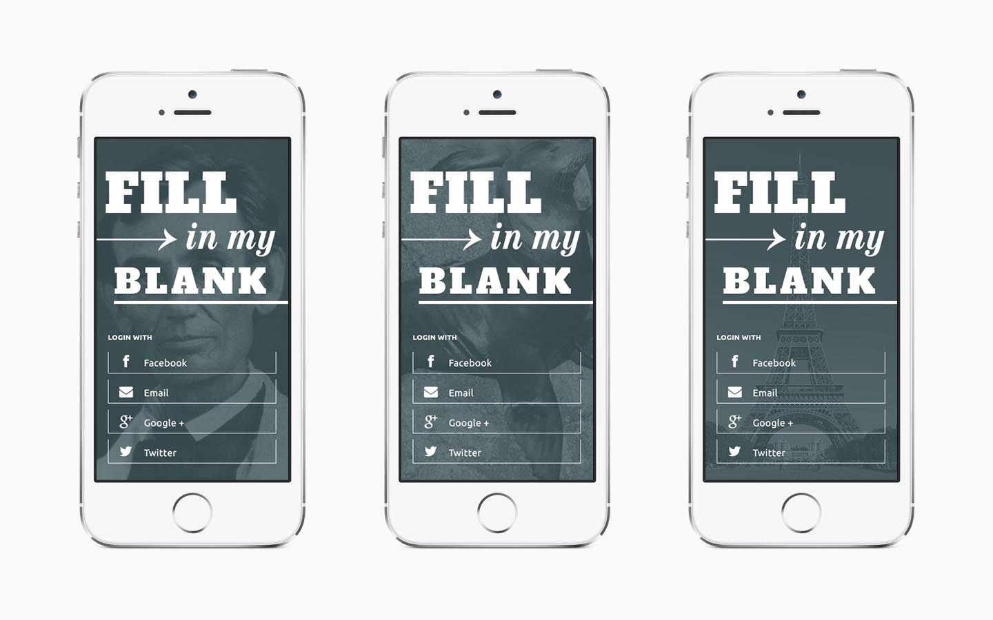 Login Screen Evolution — original to designer-led